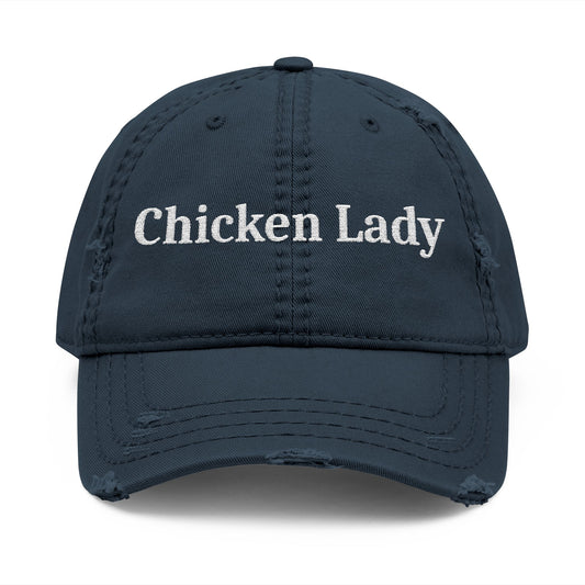Chicken Lady Embroidered Cap