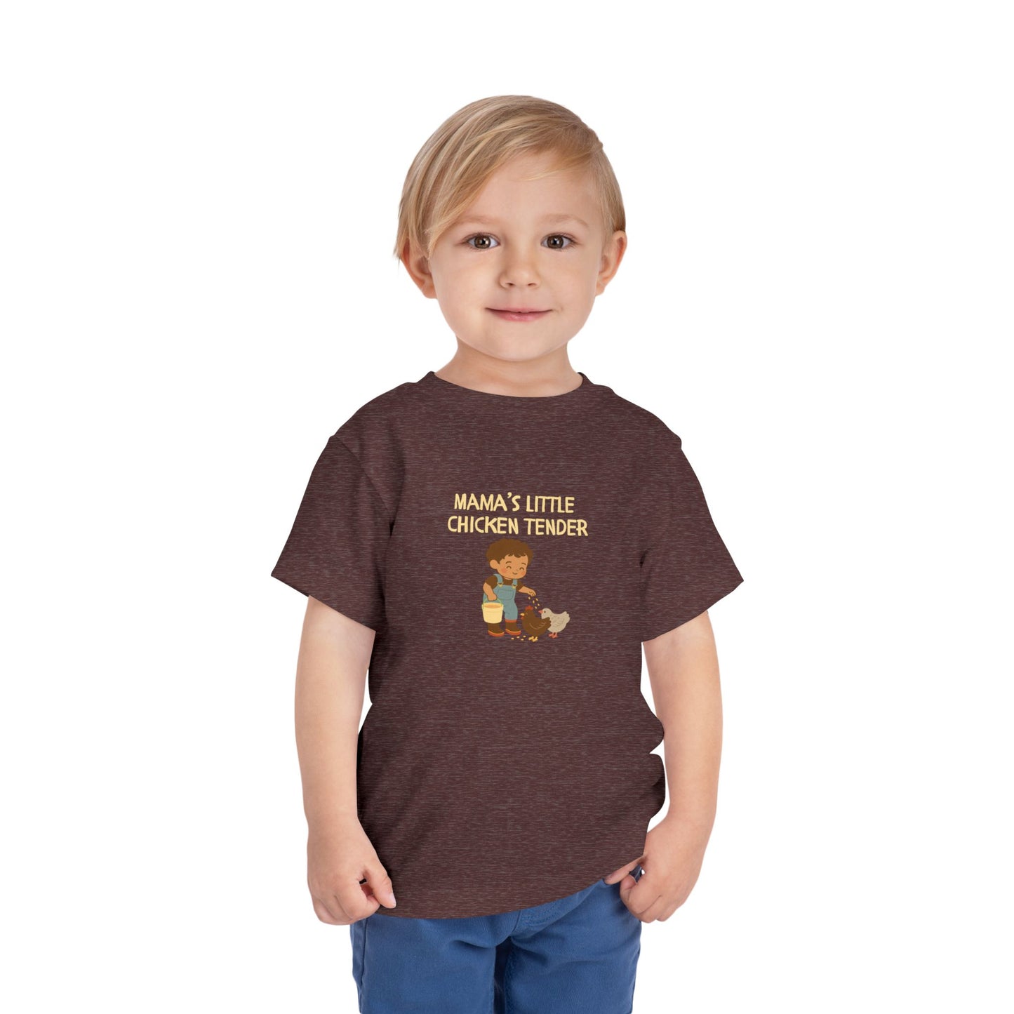 Toddler Tee - Boy Chicken Tender - Spring/Summertime Scene