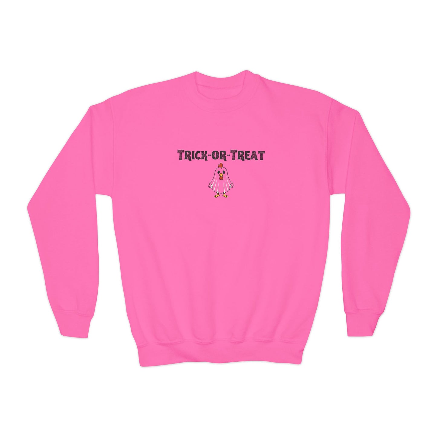 Youth Sweater- Trick-or-Treat Chicken