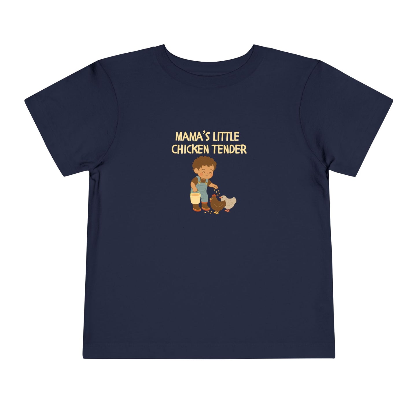 Toddler Tee - Boy Chicken Tender - Spring/Summertime Scene