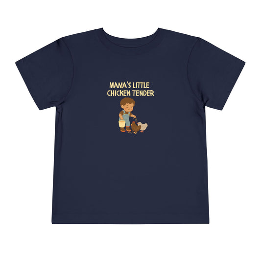 Toddler Tee - Boy Chicken Tender - Spring/Summertime Scene