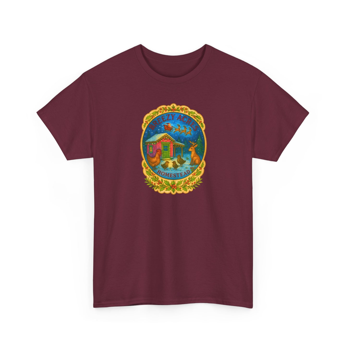 Breezy Acres Homestead Wisconsin - Holiday Tee