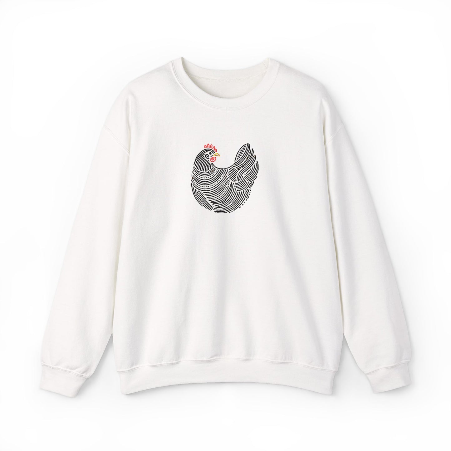 Farmhouse Chicken Emroidered Sweater