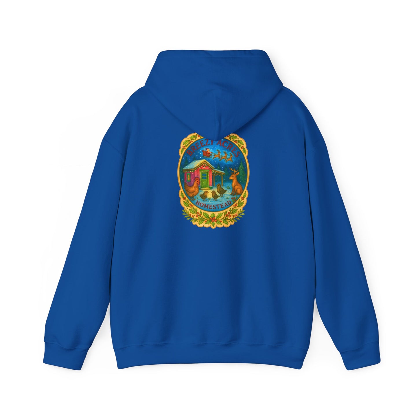Breezy Acres Homestead Wisconsin - Quote, Holiday Hoodie
