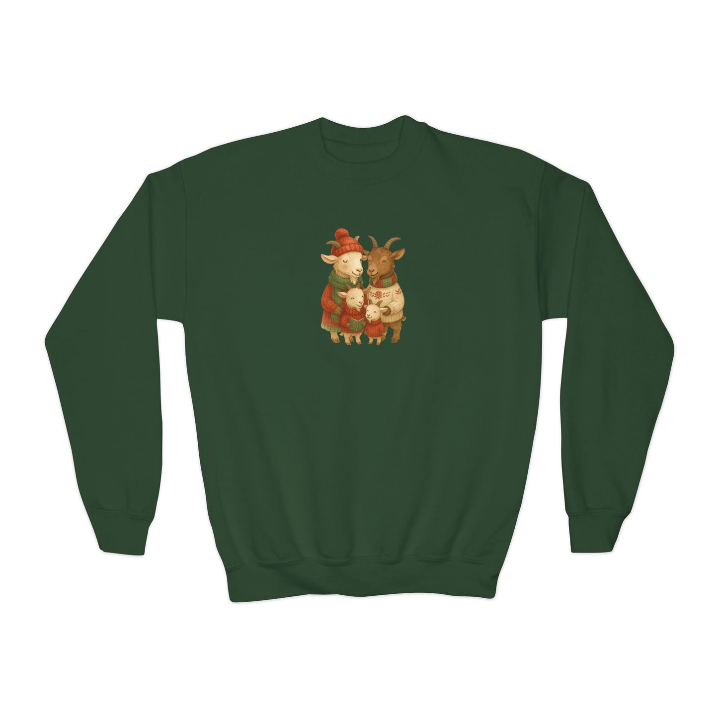 Goat Family Christmas - Youth Sweater