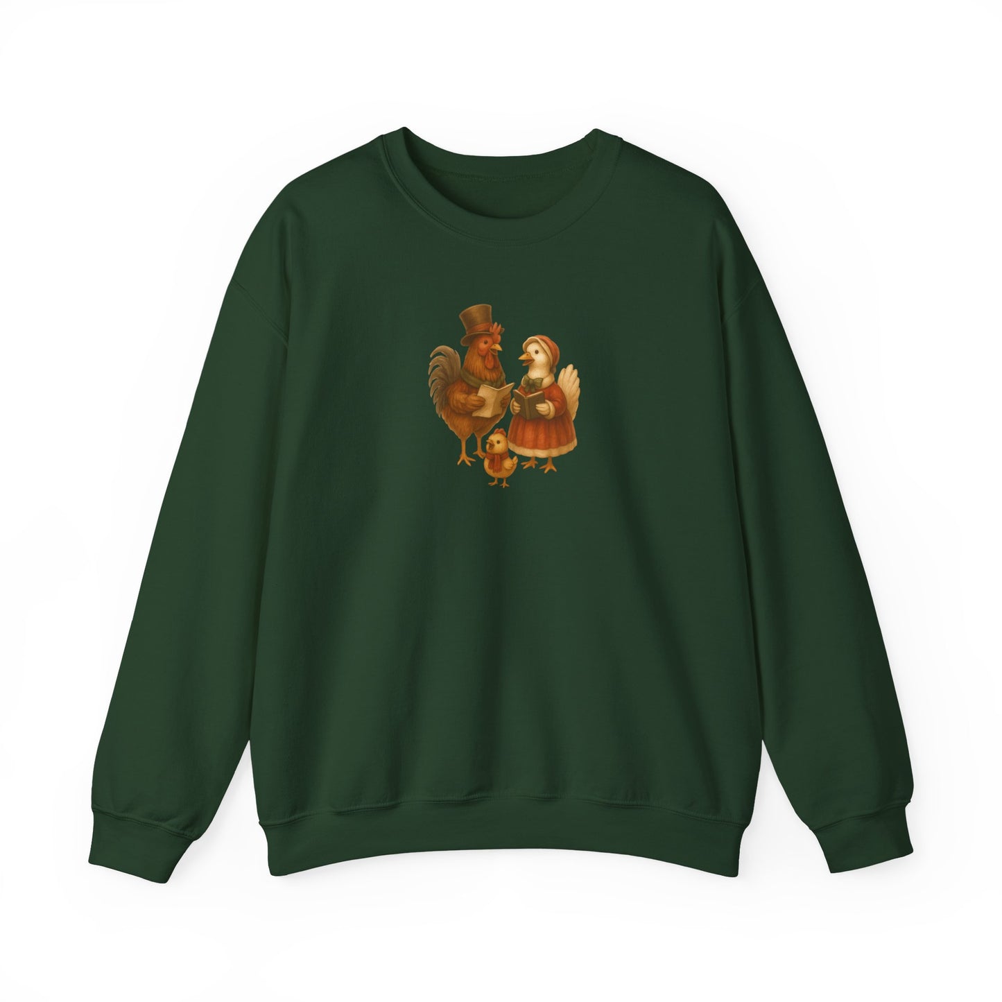 Chicken Family Christmas Caroling - Sweater