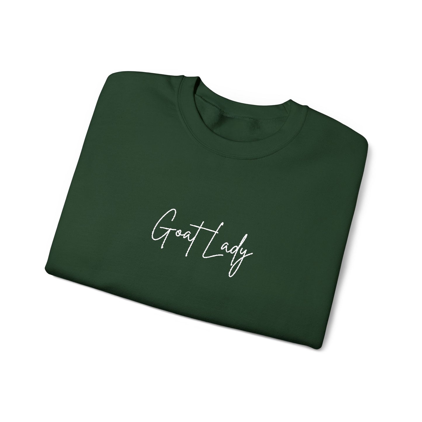 Goat Lady Embroidered Sweater