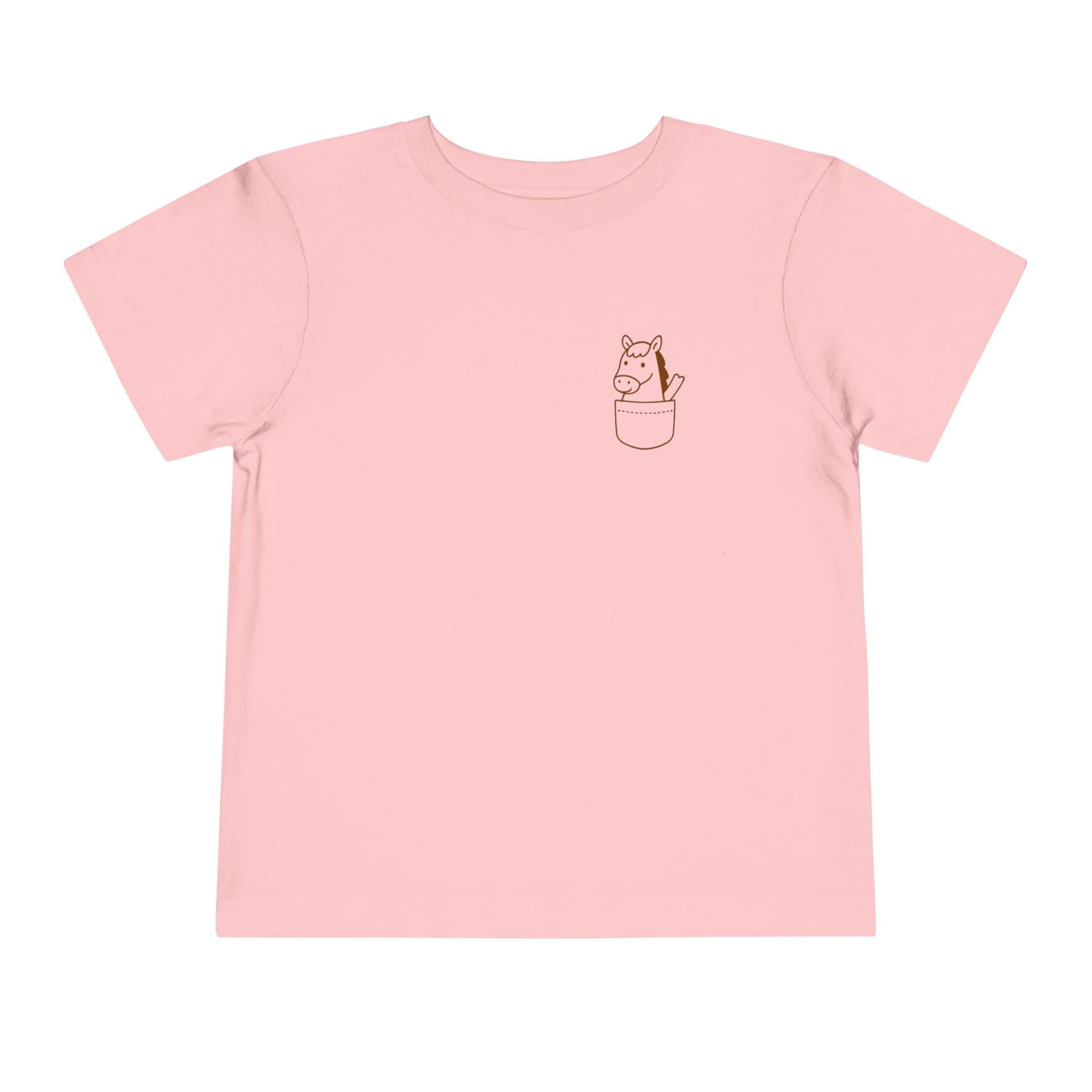 Toddler Tee- Pocket Farm Pals- Horse