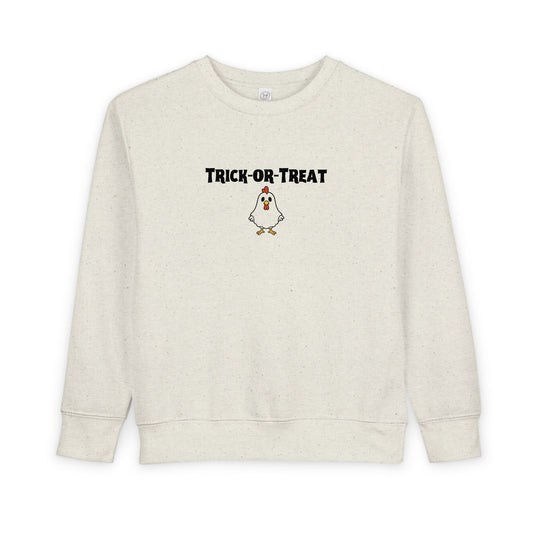 Toddler Sweater- Trick-or-Treat Chicken