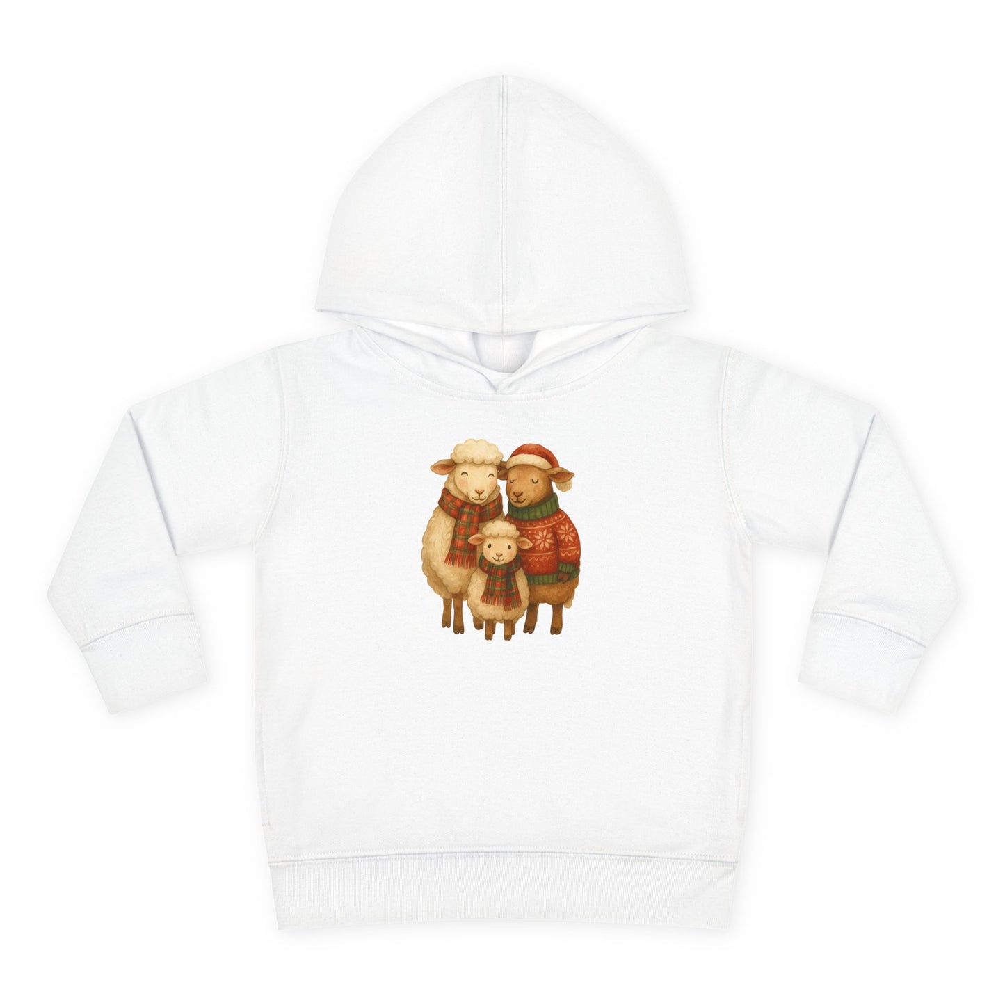 Sheep Family Christmas - Toddler Hoodie
