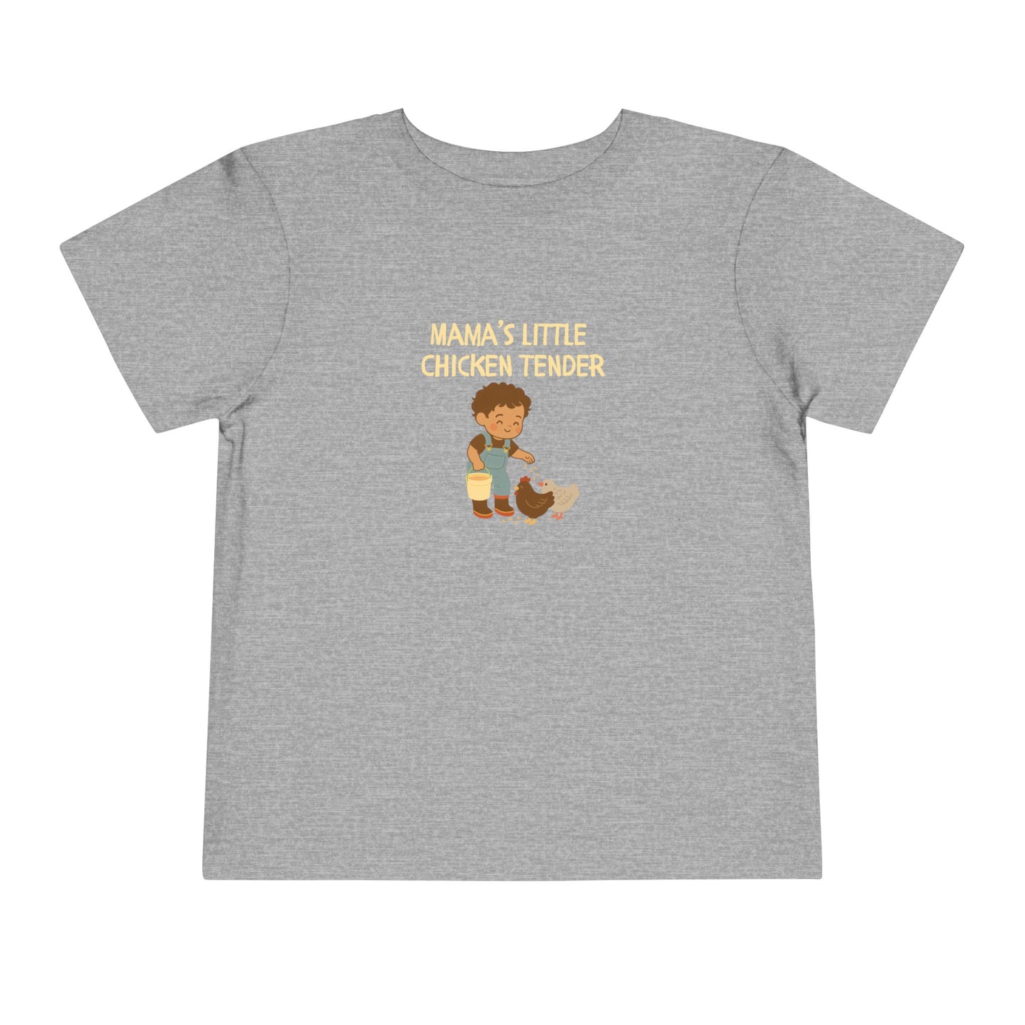 Toddler Tee - Boy Chicken Tender - Spring/Summertime Scene