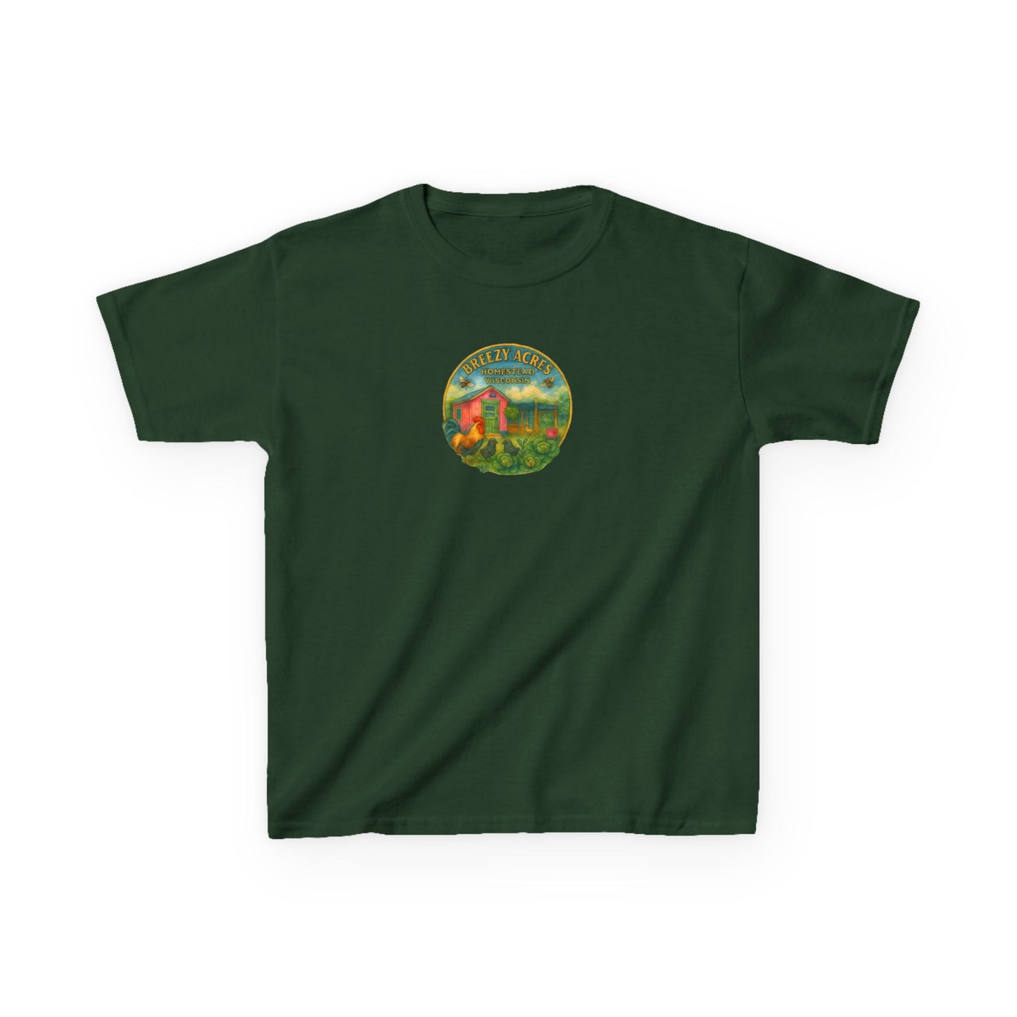 Breezy Acres Homestead Wisconsin - Youth Tee