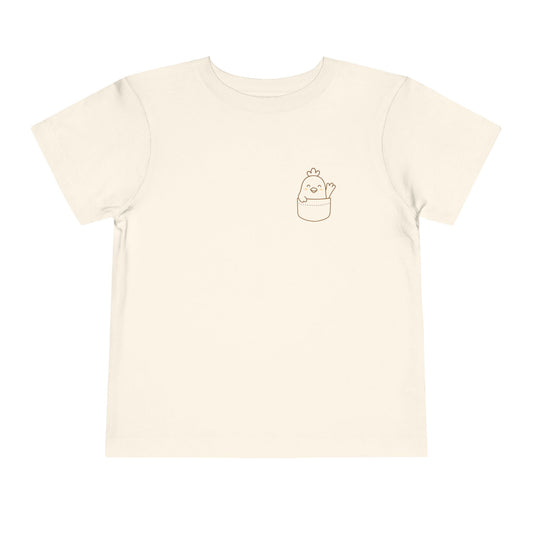 Toddler Tee - Pocket Farm Pals- Chicken