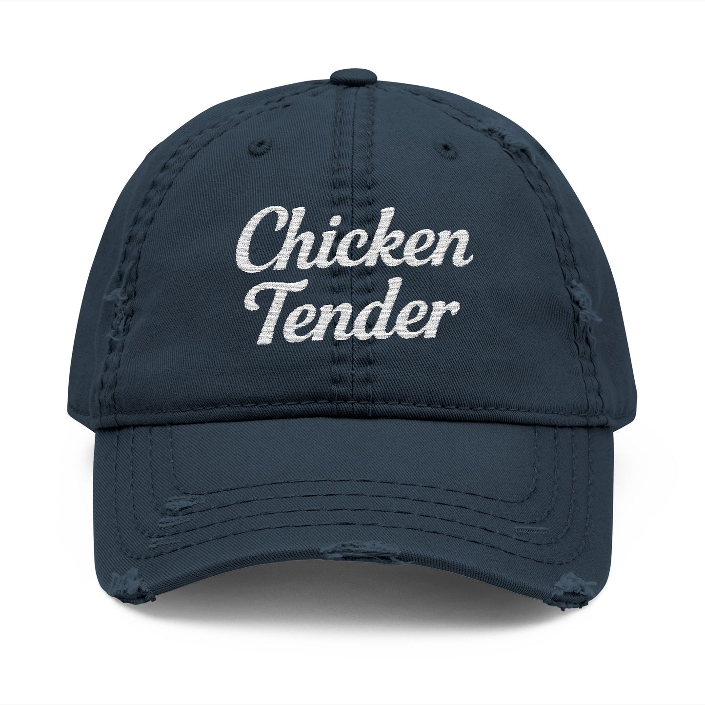 Chicken Tender - Distressed Embroidered Cap