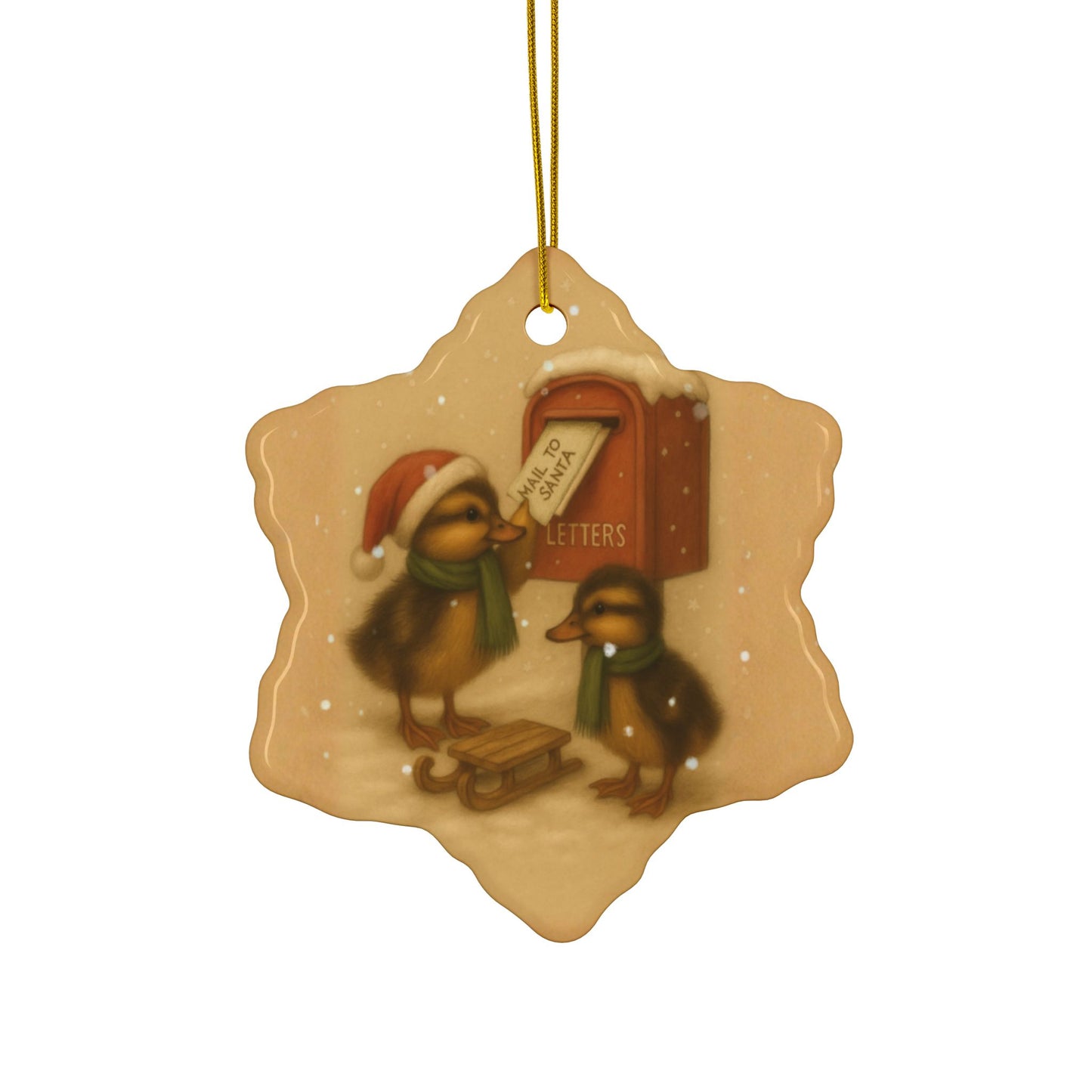 Special Delivery, from the Pond - Ceramic Ornaments