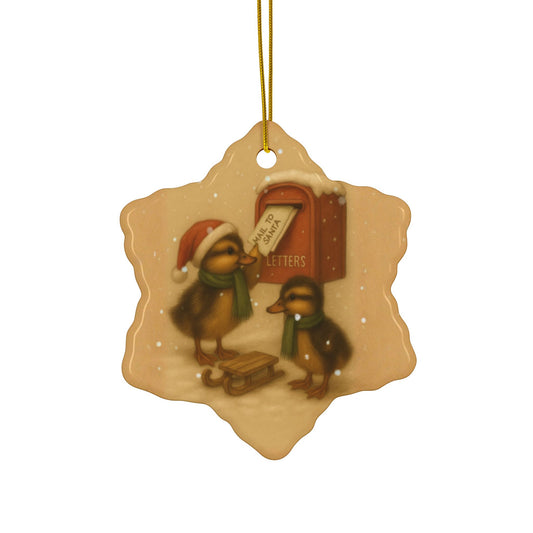 Special Delivery, from the Pond - Ceramic Ornaments