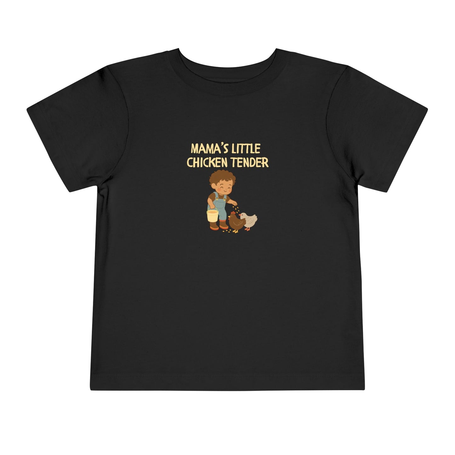 Toddler Tee - Boy Chicken Tender - Spring/Summertime Scene
