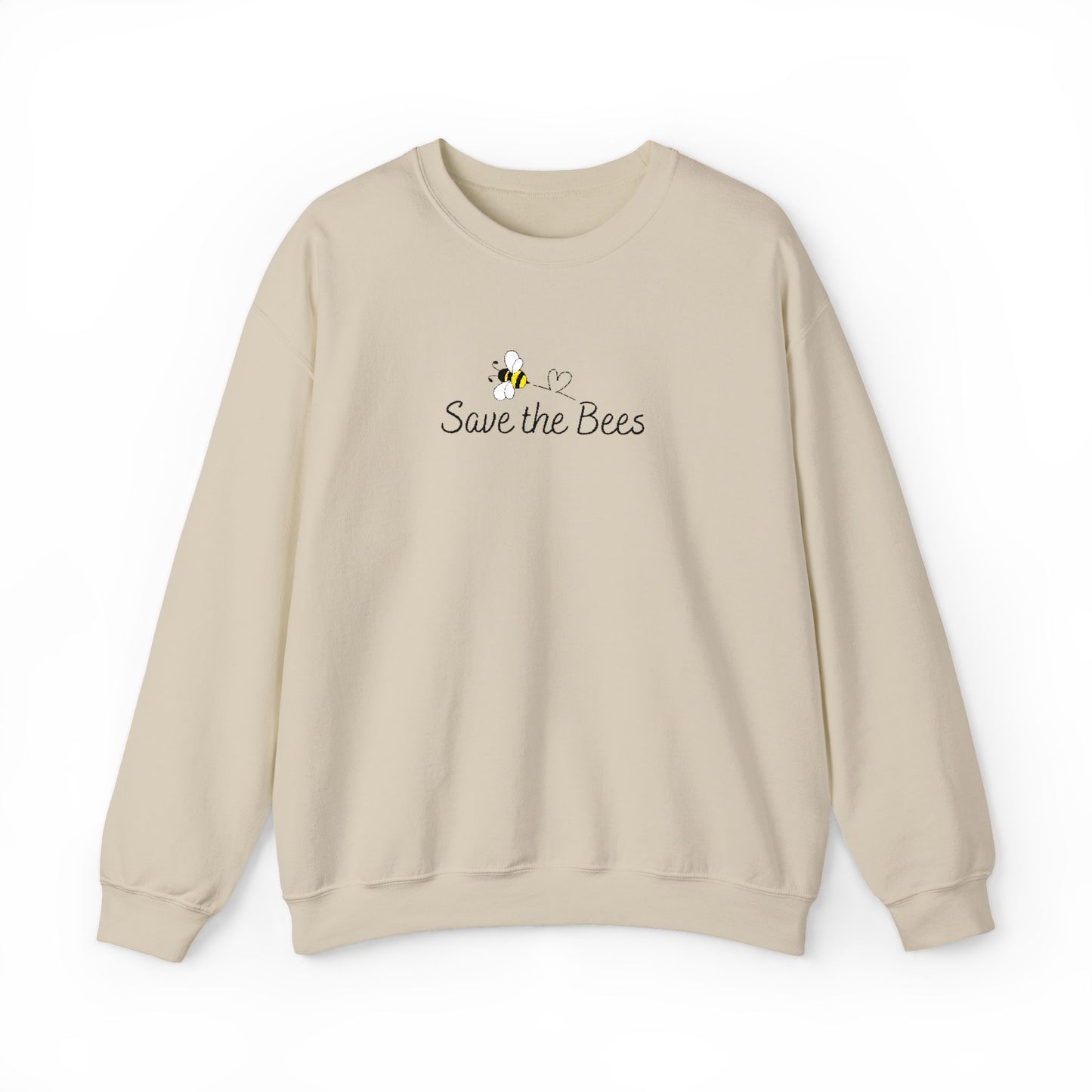 Save the Bees Please Embroidery Sweater