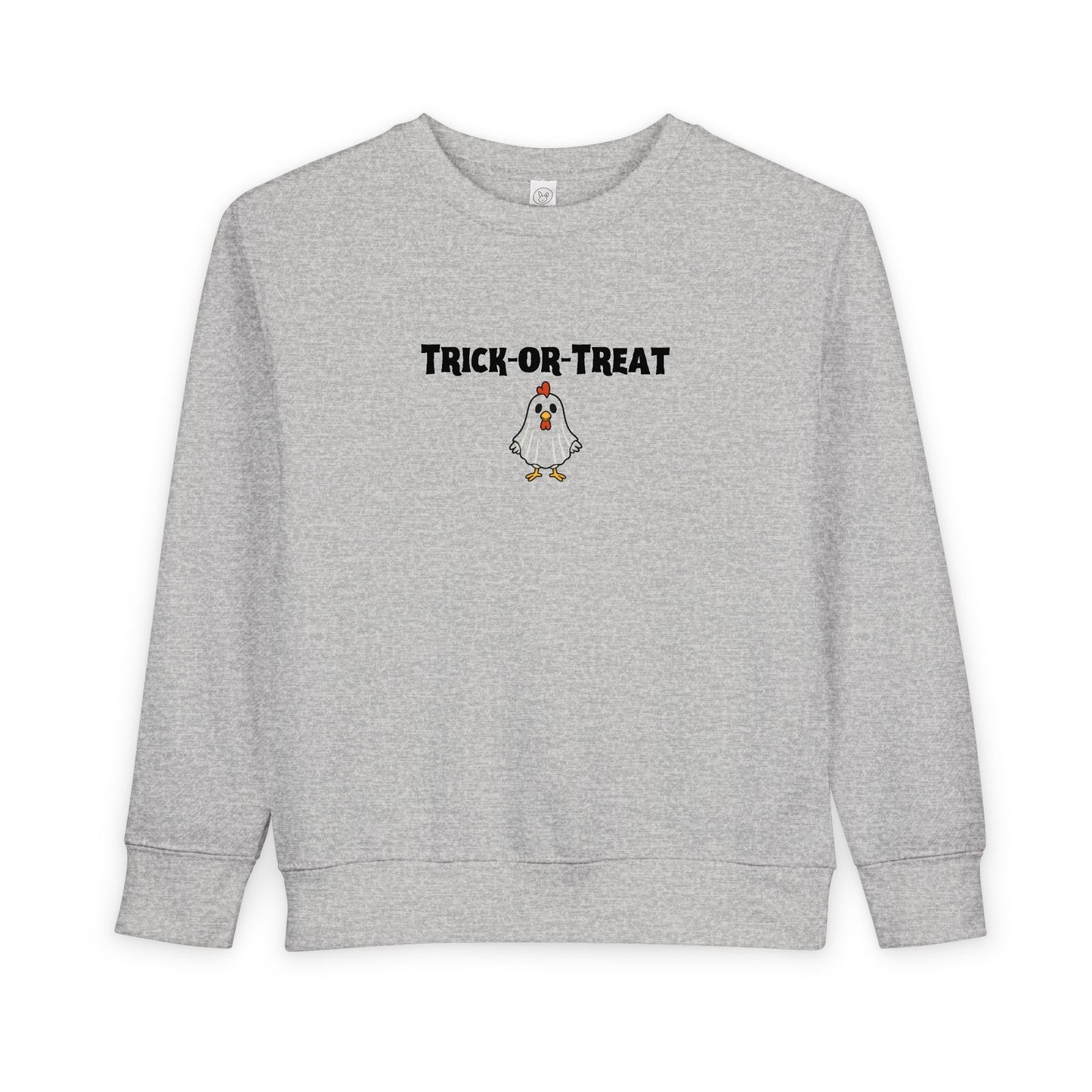 Toddler Sweater- Trick-or-Treat Chicken