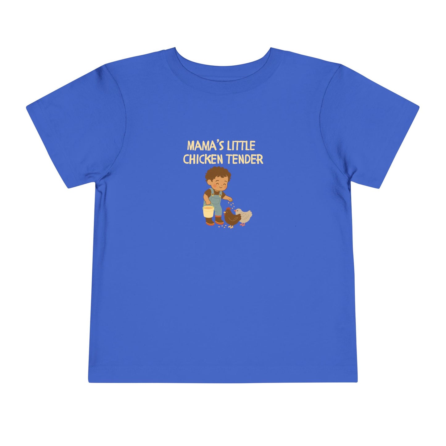 Toddler Tee - Boy Chicken Tender - Spring/Summertime Scene