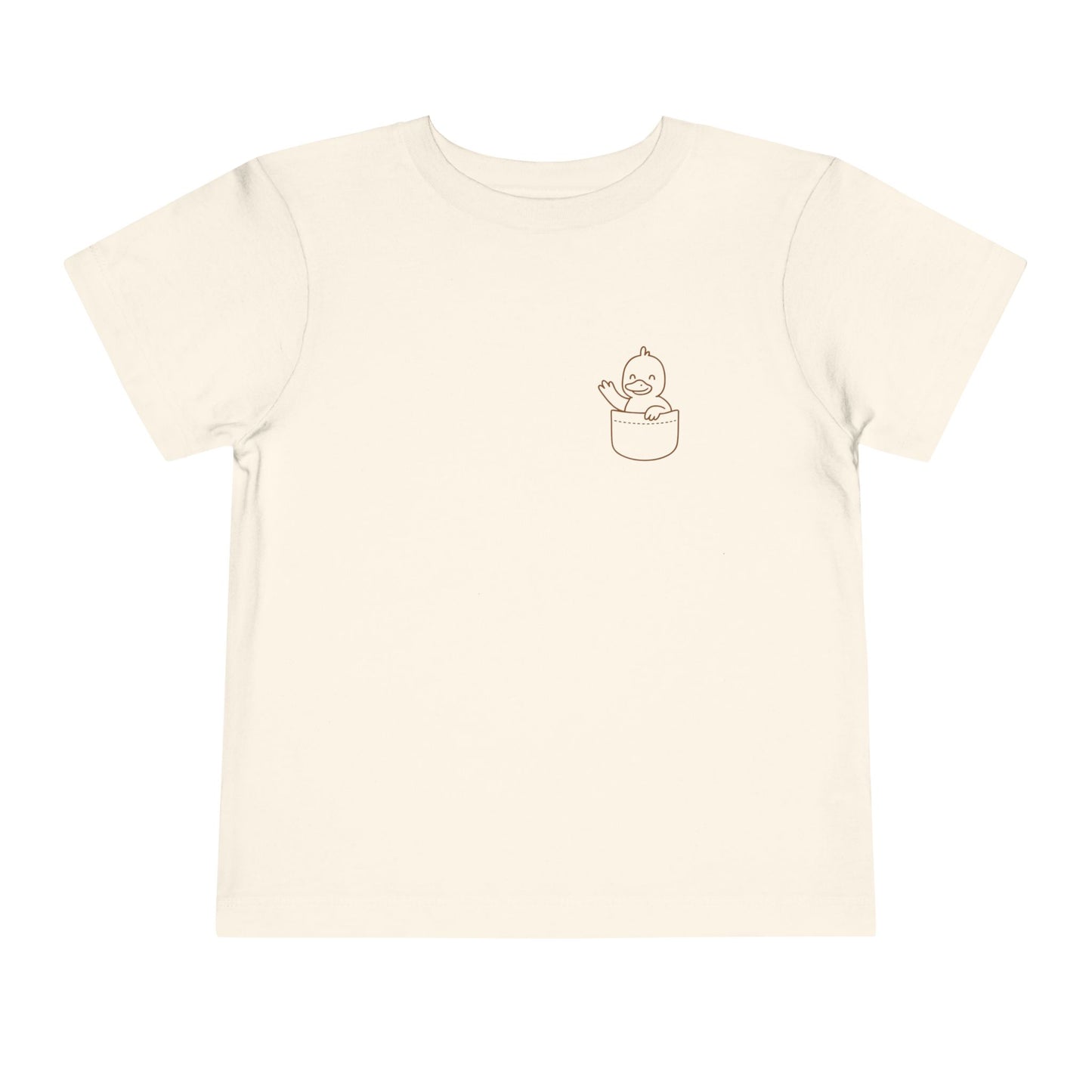 Toddler Tee- Pocket Farm Pals- Ducky