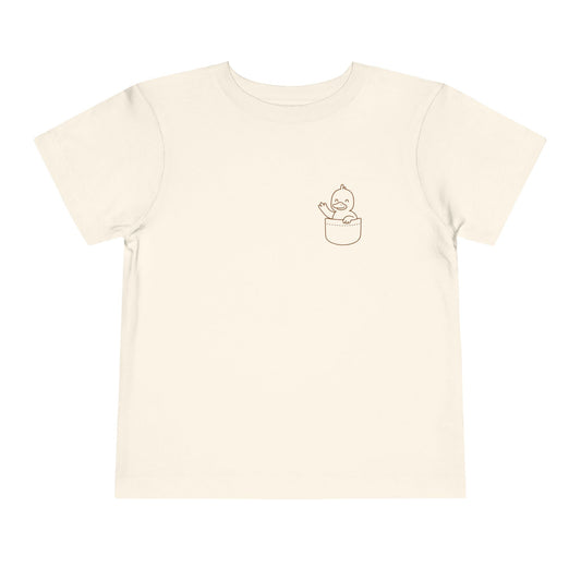 Toddler Tee- Pocket Farm Pals- Ducky