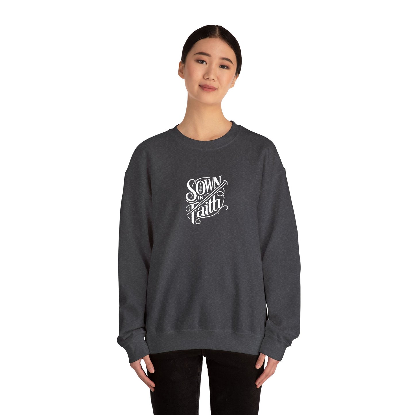 Sown in Faith Embroidered Sweater