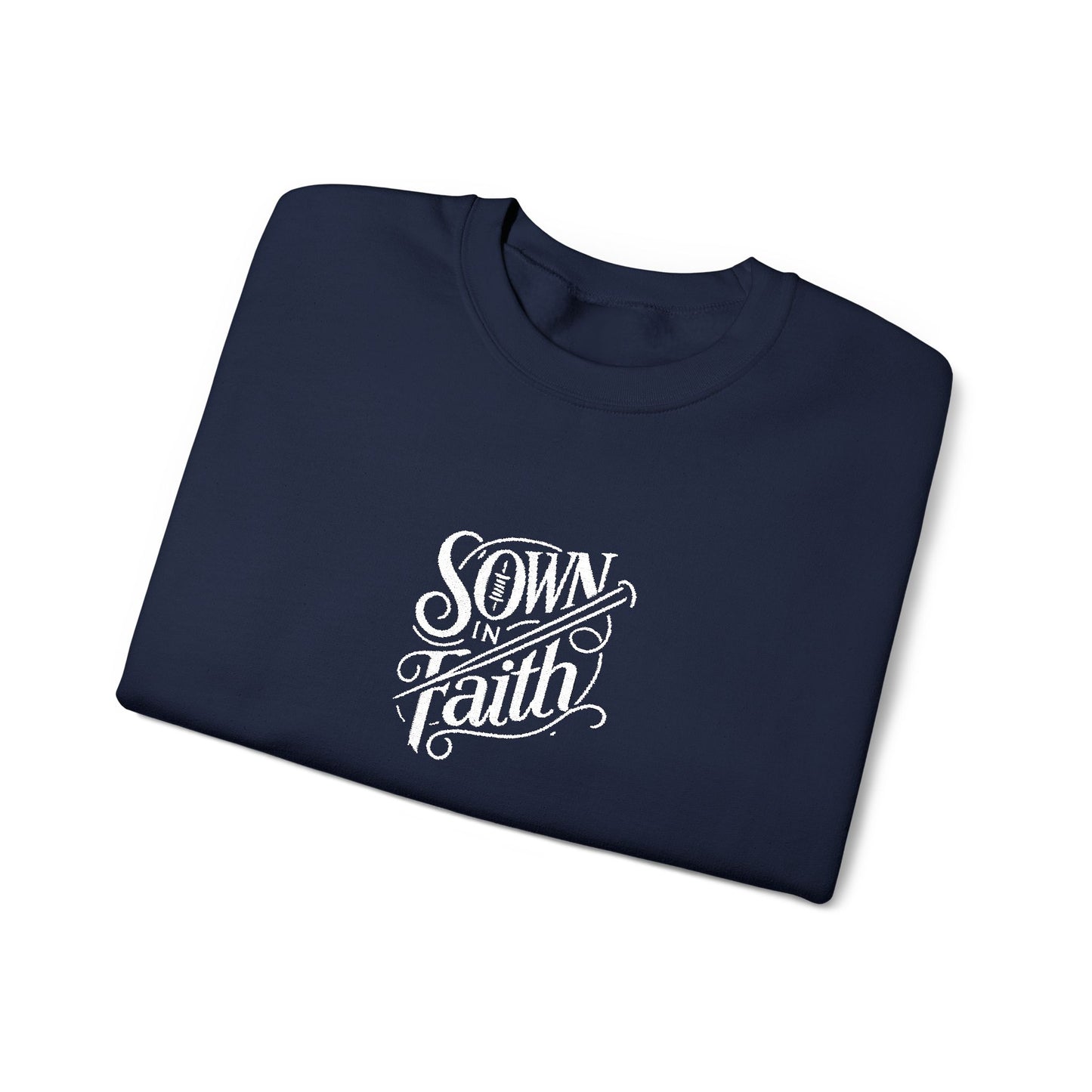 Sown in Faith Embroidered Sweater