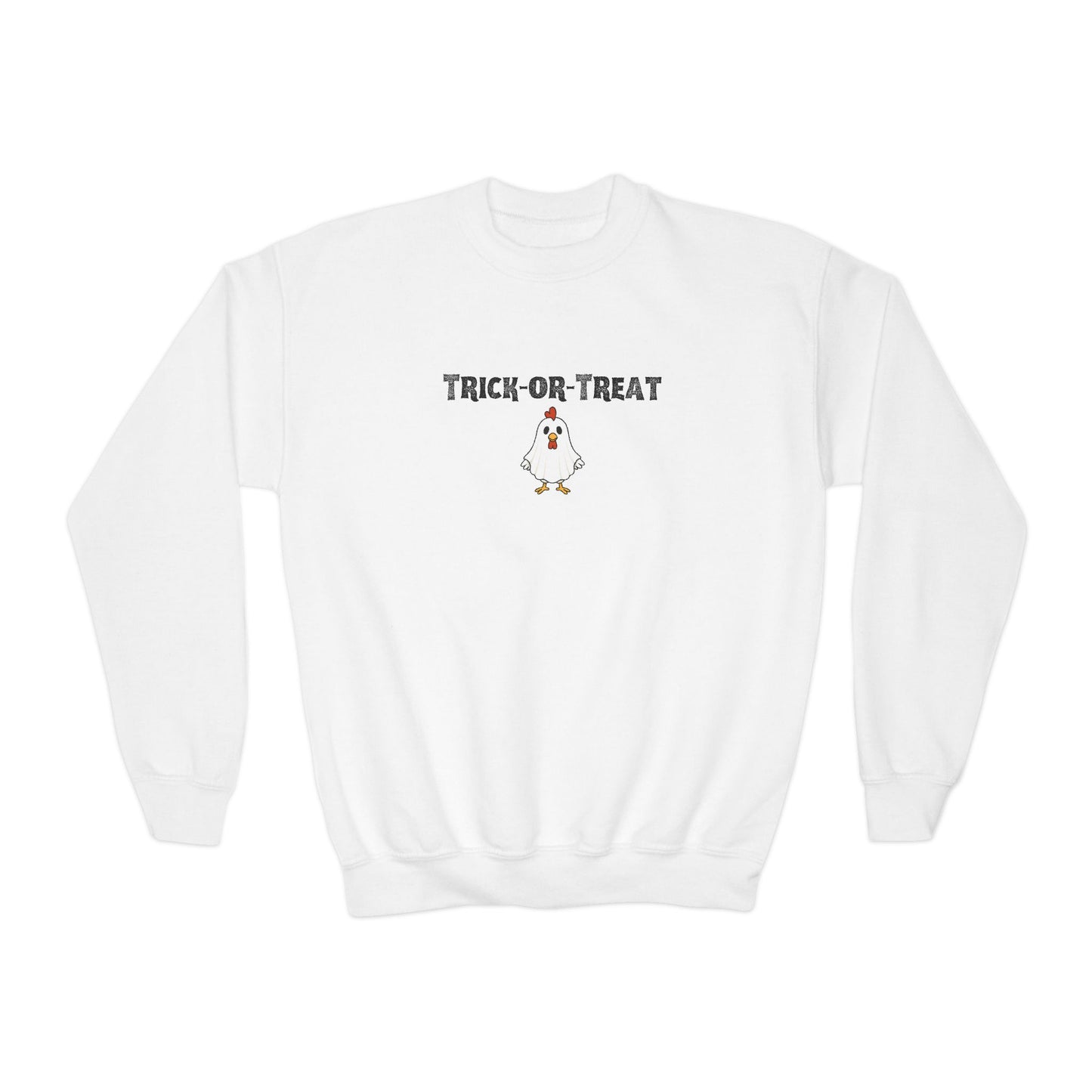 Youth Sweater- Trick-or-Treat Chicken