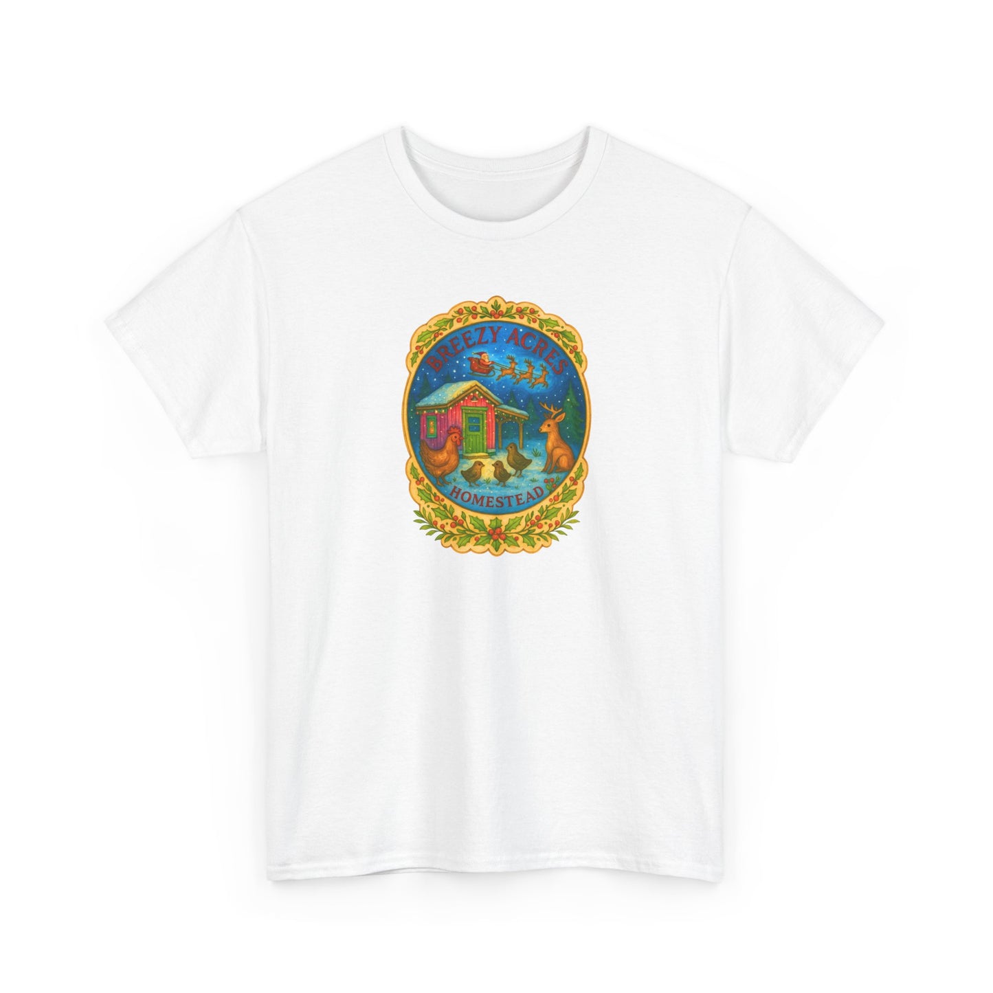 Breezy Acres Homestead Wisconsin - Holiday Tee