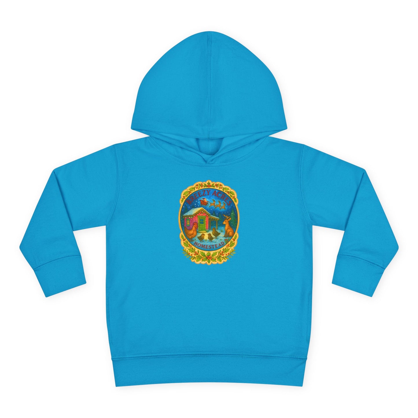 Breezy Acres Homestead Wisconsin - Holiday Toddler Hoodie