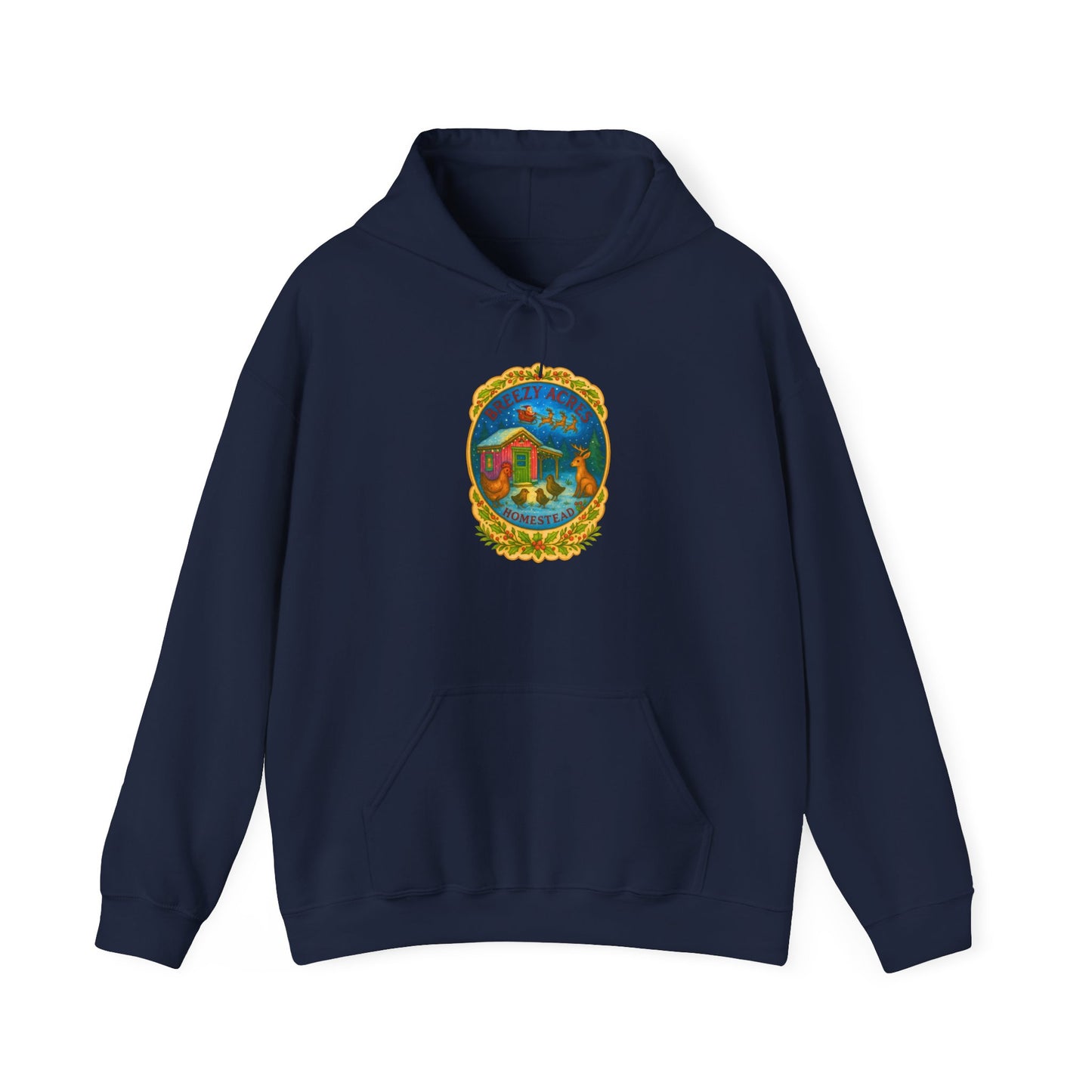 Breezy Acres Homestead Wisconsin - Holiday Hoodie
