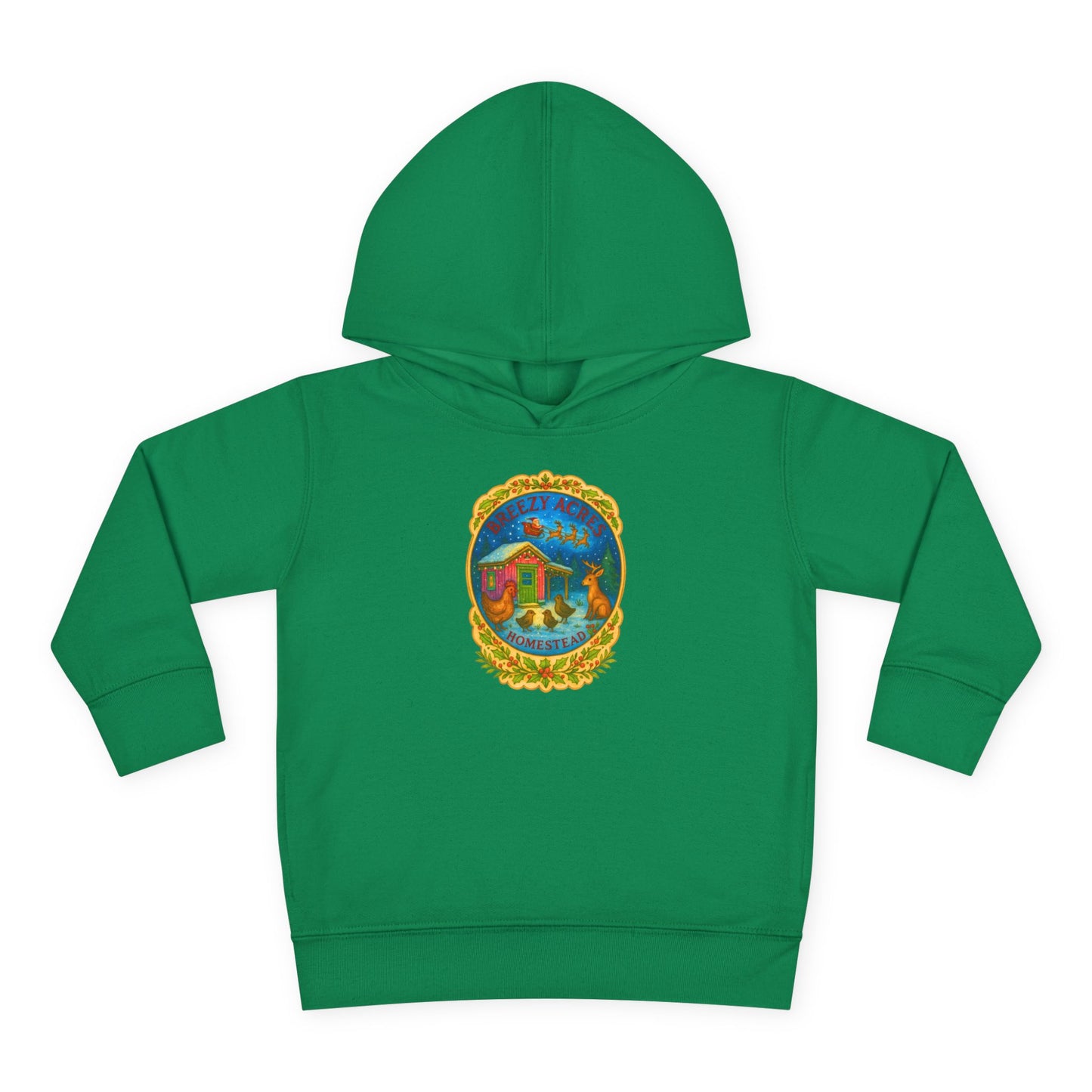 Breezy Acres Homestead Wisconsin - Holiday Toddler Hoodie