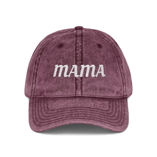 Mama - Vintage Embroidered Cap