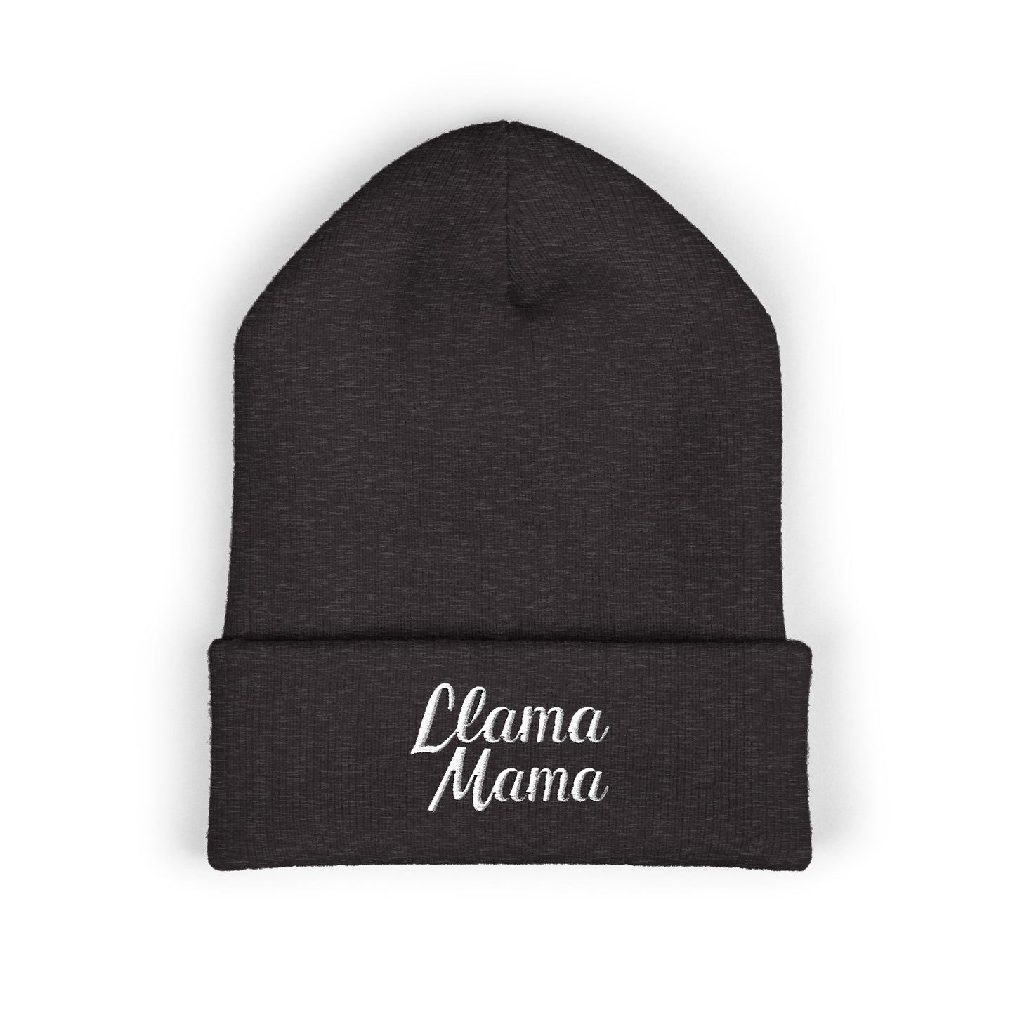 Llama Mama Embroidered Beanie