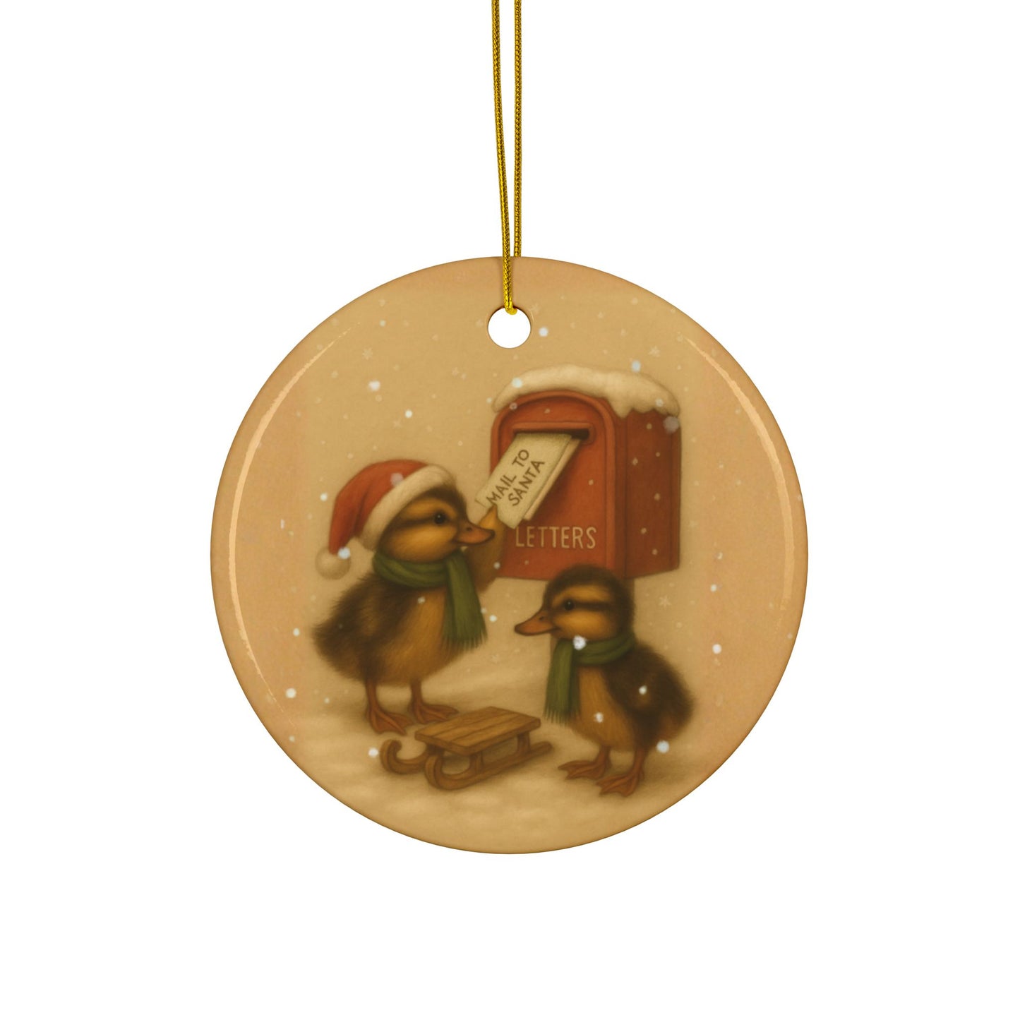 Special Delivery, from the Pond - Ceramic Ornaments