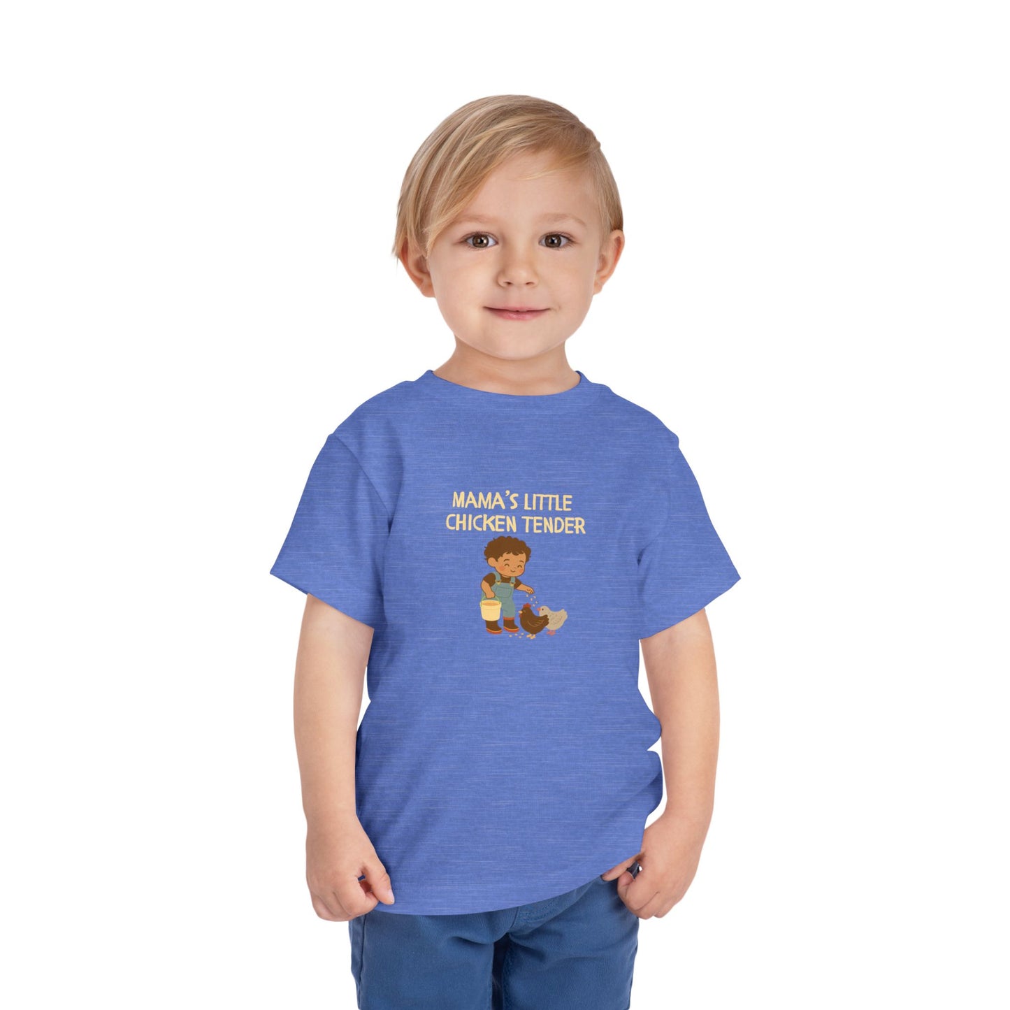 Toddler Tee - Boy Chicken Tender - Spring/Summertime Scene