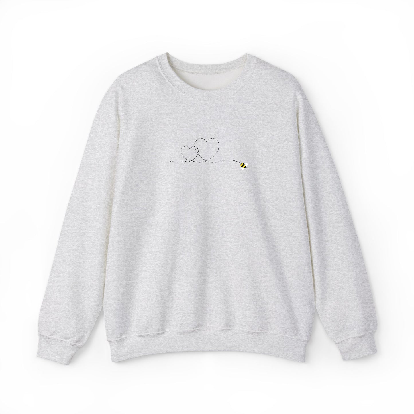 Bee Trail of Two Hearts Embroidered Sweater