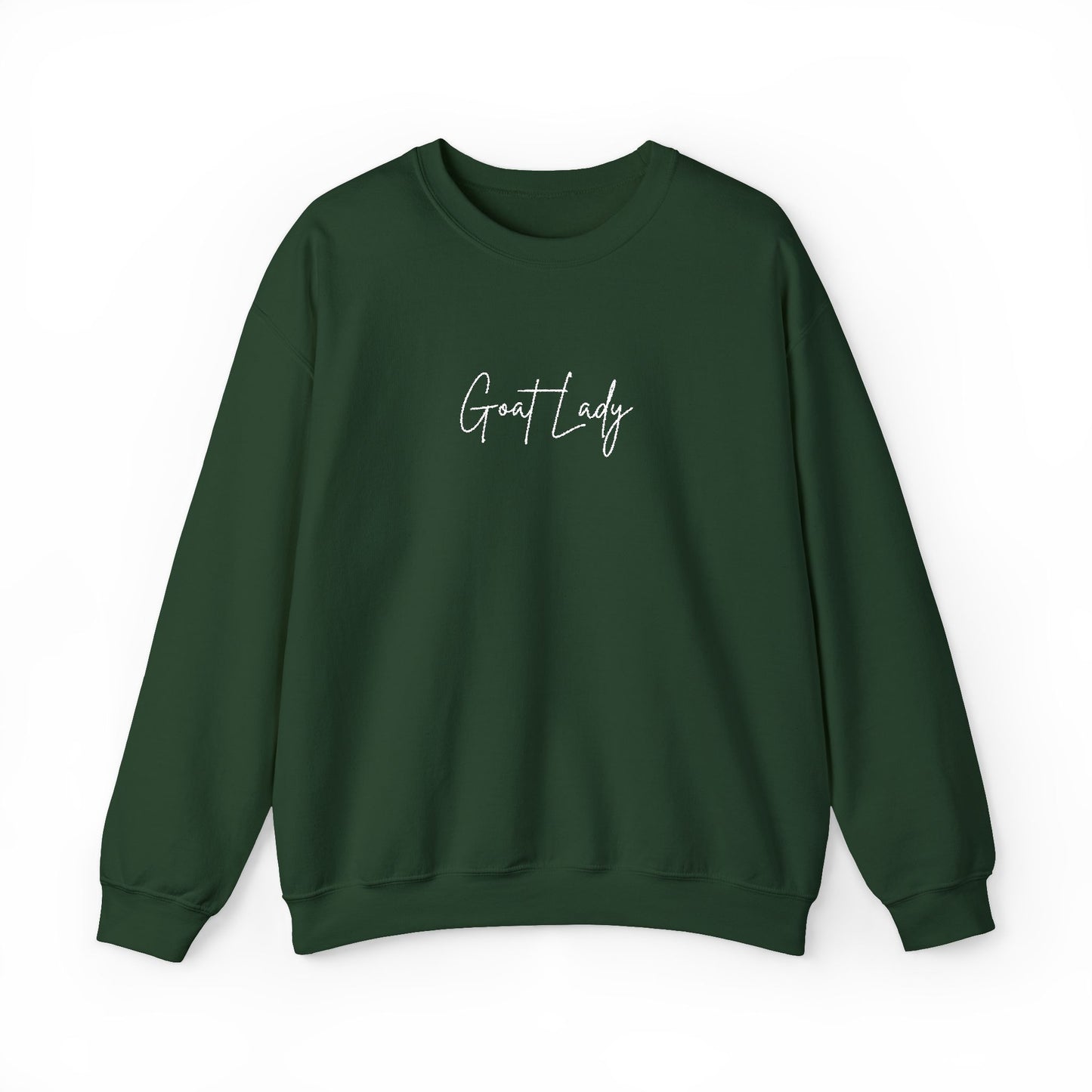 Goat Lady Embroidered Sweater