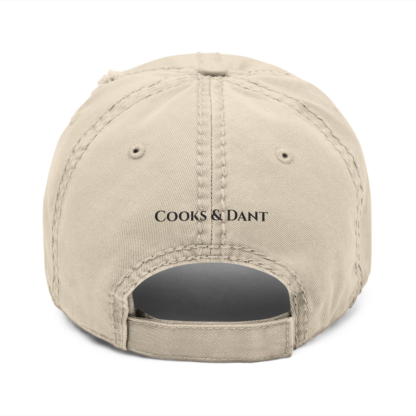 Chicken Mama - Distressed Embroidered Cap - Khaki Only
