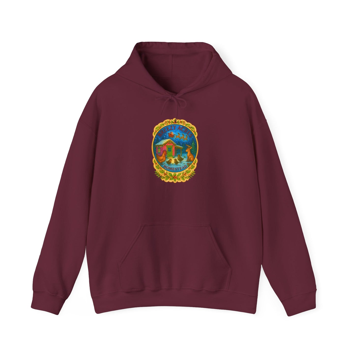 Breezy Acres Homestead Wisconsin - Holiday Hoodie