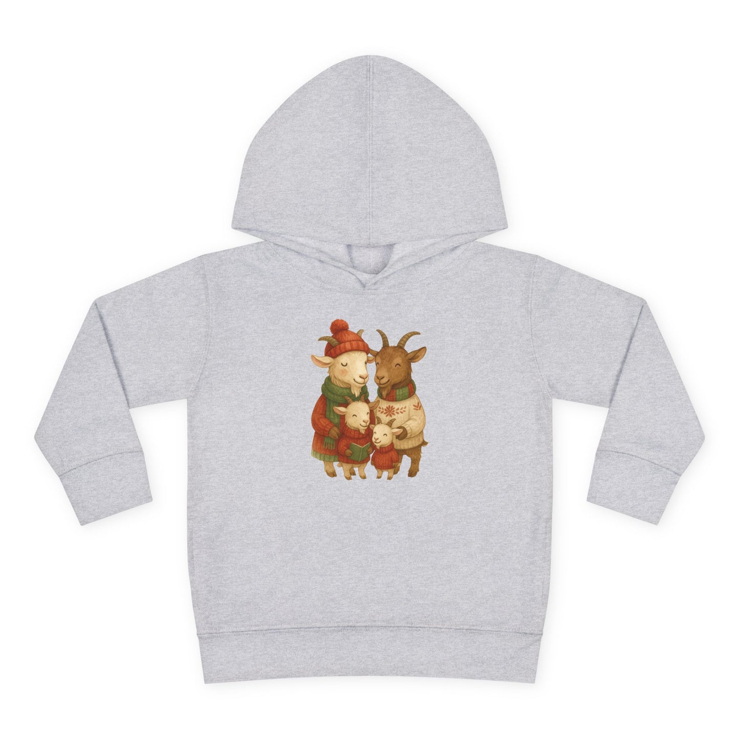 Goat Family Christmas - Toddler Hoodie