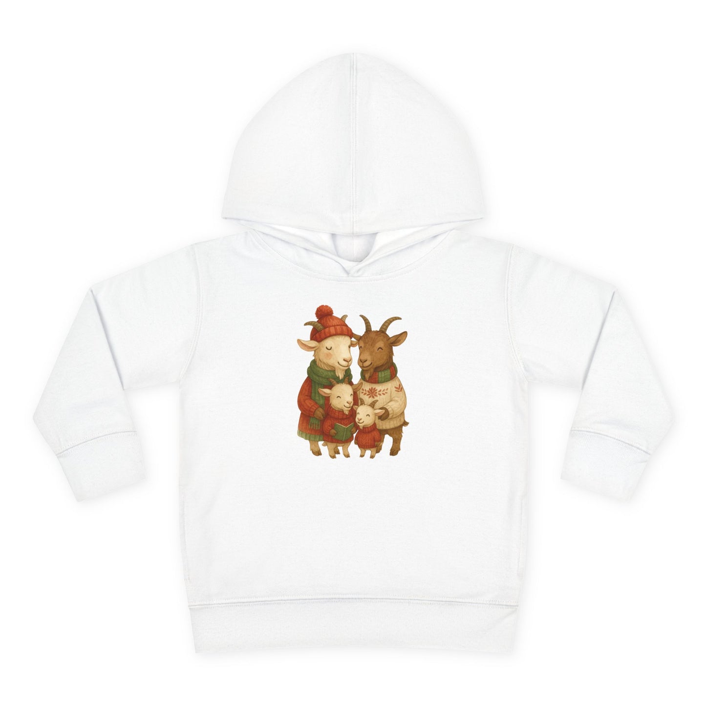 Goat Family Christmas - Toddler Hoodie