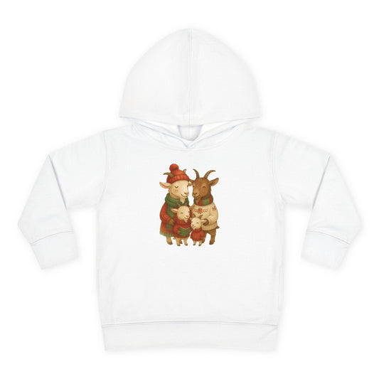 Goat Family Christmas - Toddler Hoodie